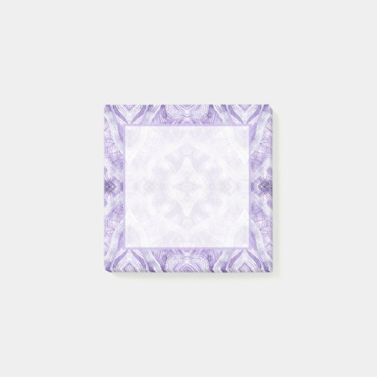 Schaduw Licht Paarse Abstracte Waterverf Kunst Post-it® Notes (Voorkant)