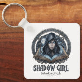 schaduw meisje sleutelhanger (Voorkant)