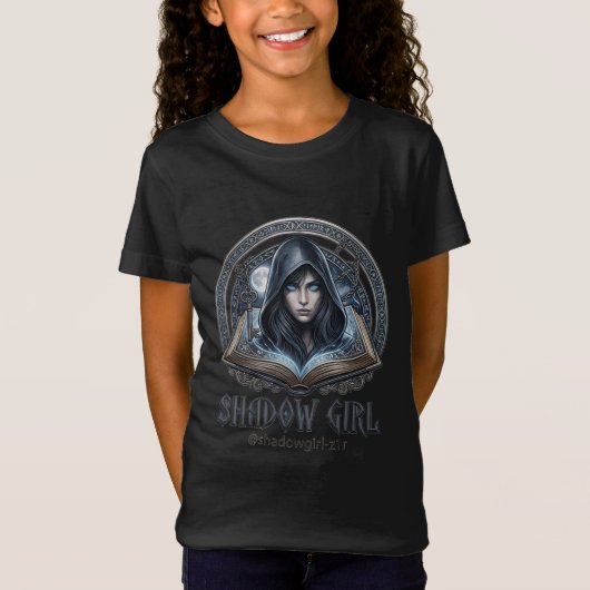 schaduw meisje t-shirt (Voorkant)