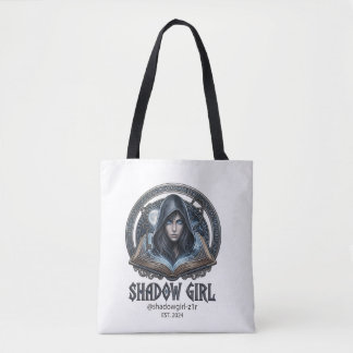 schaduw meisje tote bag