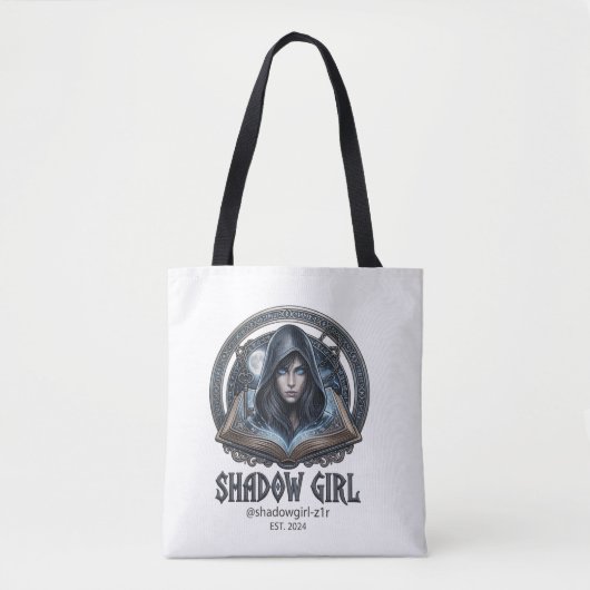 schaduw meisje tote bag (Voorkant)