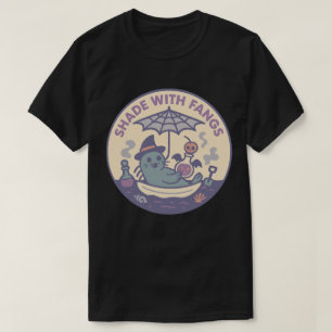 Schaduw Met Slagtanden Griezelige Zeehond T-shirt