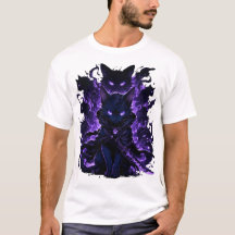 Schaduw Monarch Kat -Anime Donkere Aura T-Shirt