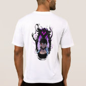 🌑⚔️Schaduw Monarch⚔️🌑 T-Shirt (Achterkant)