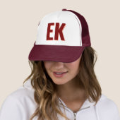 Schaduw monogram Strand Bruidsfeestparty Favoriete Trucker Pet (In situ)