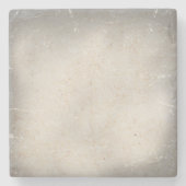 Schaduw omlijst papieren textuur - Beige Stenen Onderzetter (Voorkant)