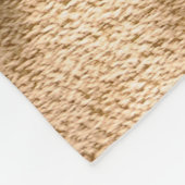 Schaduw op bruine vloervloer fleece deken (Hoek)