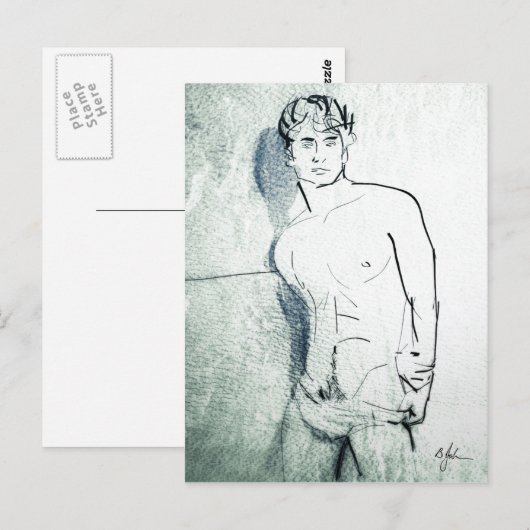 Schaduw op de muur Briefkaart (Voorkant / Achterkant)