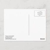 Schaduw op de muur Briefkaart (Achterkant)