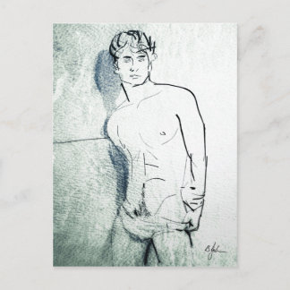 Schaduw op de muur Briefkaart