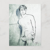 Schaduw op de muur Briefkaart (Voorkant)