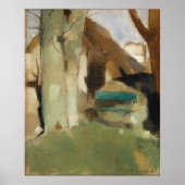 Schaduw op de muur, Helene Schjerfbeck Poster (Voorkant)