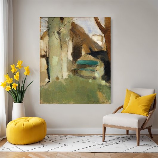 Schaduw op de muur, Helene Schjerfbeck Poster