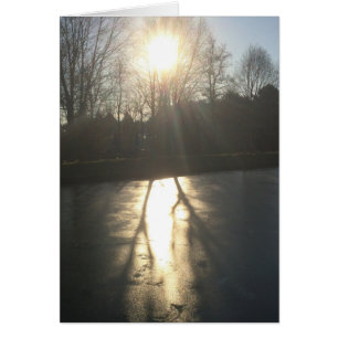 Schaduw op ijs, kaart