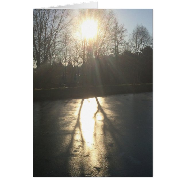 Schaduw op ijs, kaart (Voorkant)