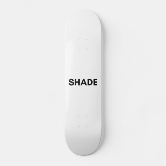 schaduw persoonlijk skateboard (Voorkant)