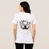 Schaduw Ritme DJ Silhouette T-shirt (Achterkant volledig)