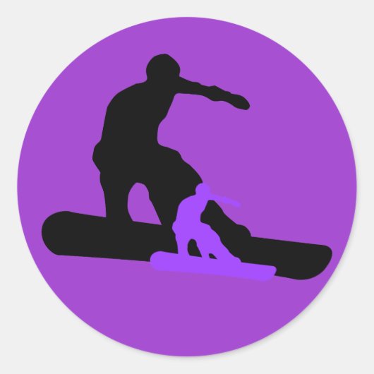 Schaduw. Ronde Sticker (Voorkant)