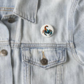 Schaduw Schorpioen Strike Ronde Button 3,2 Cm (In situ)