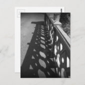 Schaduw Silhouette (zwart en wit) Briefkaart (Voorkant / Achterkant)