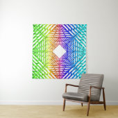 Schaduw Spectrum ( Regenboog 2 ) Wandkleed (In Situ (horizontaal))