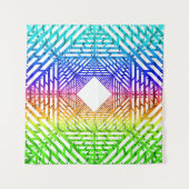 Schaduw Spectrum ( Regenboog 2 ) Wandkleed (Voorkant)