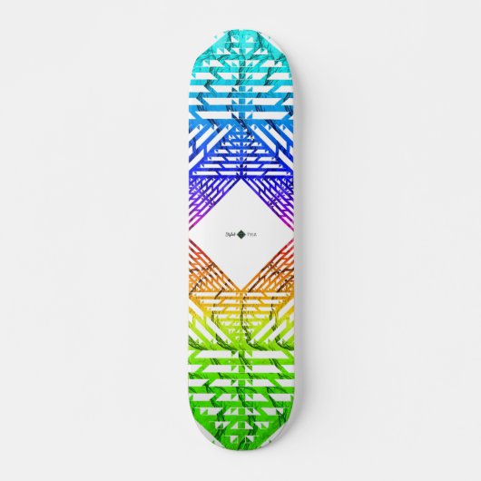 Schaduw Spectrum ( Regenboog ) Persoonlijk Skateboard (Voorkant)