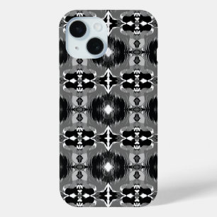 Schaduw Spiegel Patroon iPhone 15 Case
