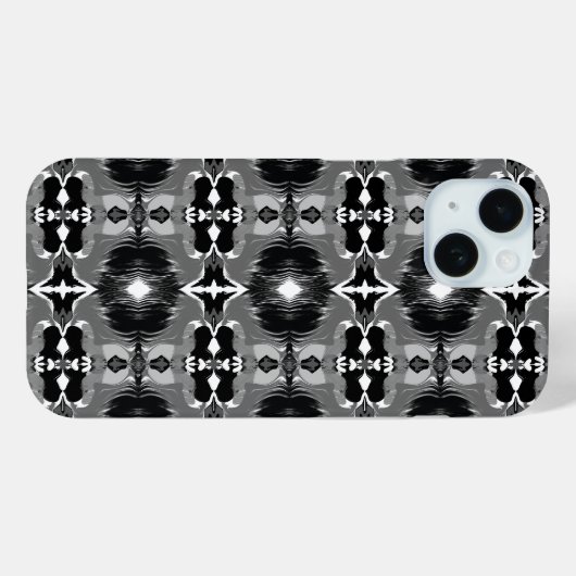 Schaduw Spiegel Patroon  Case-Mate iPhone Case (Achterkant (horizontaal))