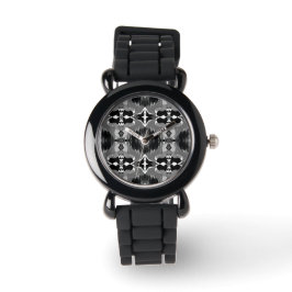 Schaduw Spiegel Patroon  Horloge
