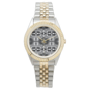 Schaduw Spiegel Patroon  Horloge
