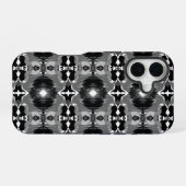 Schaduw Spiegel Patroon  iPhone 16 Hoesje (Achterkant horizontaal)