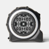 Schaduw Spiegel Patroon Rolmaat (Voorkant)