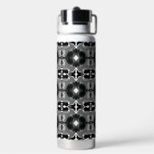 Schaduw Spiegel Patroon  Waterfles (Achterkant)