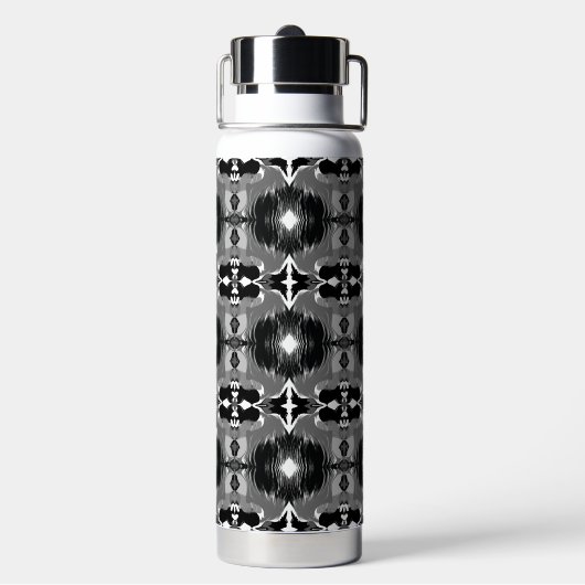 Schaduw Spiegel Patroon Waterfles (Achterkant)