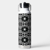 Schaduw Spiegel Patroon  Waterfles (Voorkant)