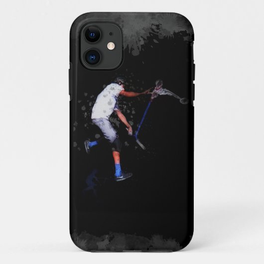 Schaduw Step Trick Scooter Kunst Case-Mate iPhone Case (Achterkant)