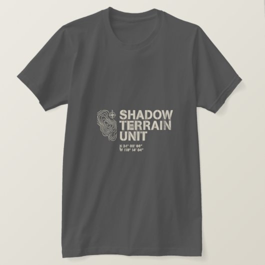 Schaduw Terrein Tactisch Oversized T-shirt (Design voorkant)