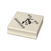 Schaduw uit een bull Rider Rubberstempel (Stempel)