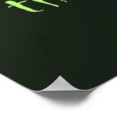 Schaduw van de dood - schedel poster (Hoek)