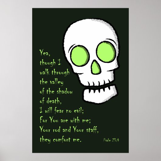 Schaduw van de dood - schedel poster (Voorkant)