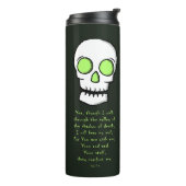 Schaduw van de dood - schedel thermosbeker (Gedraaid links)
