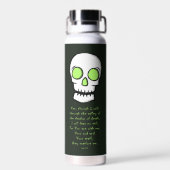 Schaduw van de dood - schedel waterfles (Achterkant)