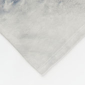 Schaduw van de maan gegoten op de noordelijke Stil Fleece Deken (Hoek)