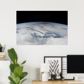 Schaduw van de maan gegoten op de noordelijke Stil Poster (Thuiskantoor)