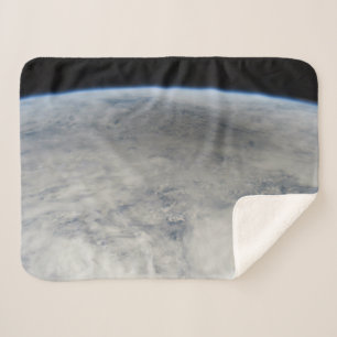 Schaduw van de maan gegoten op de noordelijke Stil Sherpa Deken