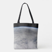 Schaduw van de maan gegoten op de noordelijke Stil Tote Bag (Achterkant)