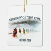 Schaduw van de Owl 1838-39 Keramisch Ornament (Links)