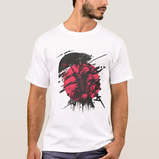 Schaduw van de samoerai t-shirt (Voorkant)