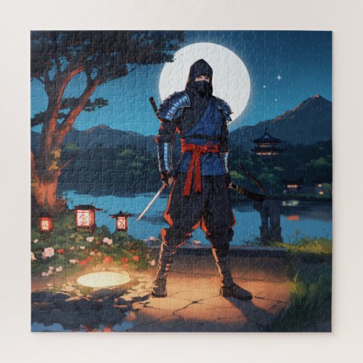Schaduw van de Shinobi: Maanlicht Ninja Quest Legpuzzel (Verticaal)